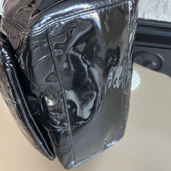 Vintage Coach Leah Patent Leather Tote - Picture 9 of 14